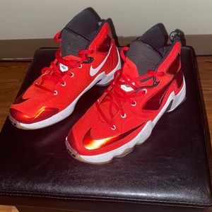 Red Nike Lebrons